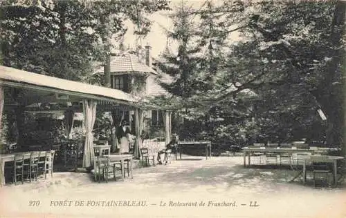 AK / Ansichtskarte FONTAINEBLEAU 77 Seine et Marne Foret de Fontainebleau Le Restaurant de Franchard
