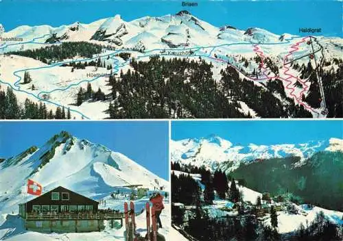 AK / Ansichtskarte Niederrickenbach Sesselbahn Brisen Panorama Restaurant Haldigrat