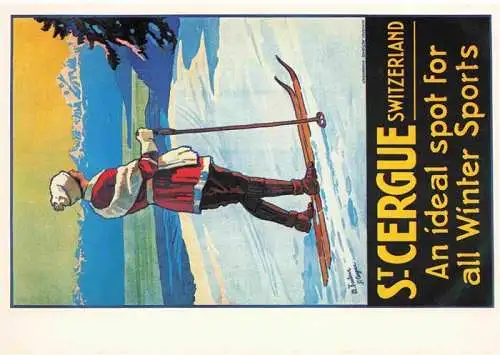 AK / Ansichtskarte ZueRICH  ZH Affiche pour CFF SBB ca 1925