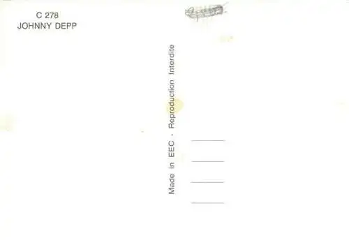 AK / Ansichtskarte Paris 75 Johnny Deep