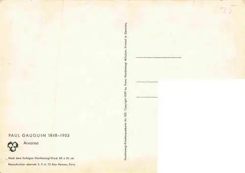 AK / Ansichtskarte Paris 75 Ararea Gemaelde von Paul Gauguin