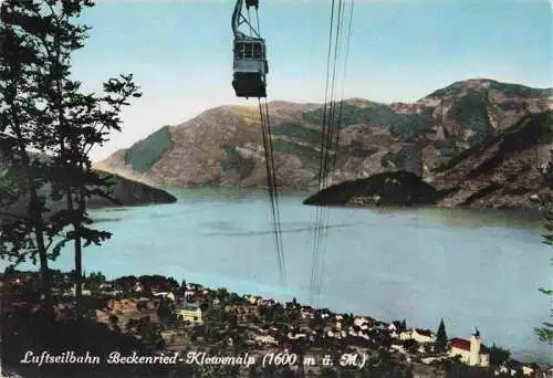 AK / Ansichtskarte Beckenried Vierwaldstaettersee NW Luftseilbahn Beckenried Klewenalp