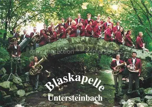 AK / Ansichtskarte Untersteinbach Pfedelbach Hohenlohekreis BW Blaskapelle Untersteinbach