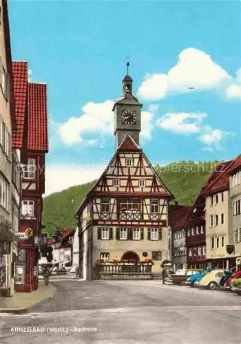AK / Ansichtskarte Kuenzelsau Rathaus