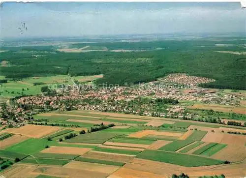 AK / Ansichtskarte oetisheim Enzkreis BW Fliegeraufnahme