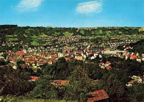 AK / Ansichtskarte Kuenzelsau Panorama Blick vom Holderrain mit Garnberg