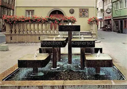 AK / Ansichtskarte Kuenzelsau Rathausbrunnen