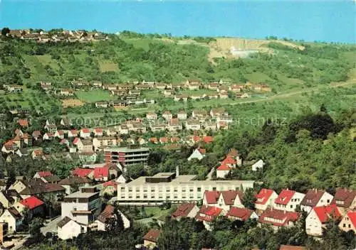 AK / Ansichtskarte Kuenzelsau Teilansicht mit Kreiskrankenhaus