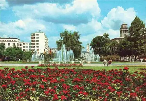 AK / Ansichtskarte BUGA Bundesgartenschau Karlsruhe Rosenanlagen Wege 
