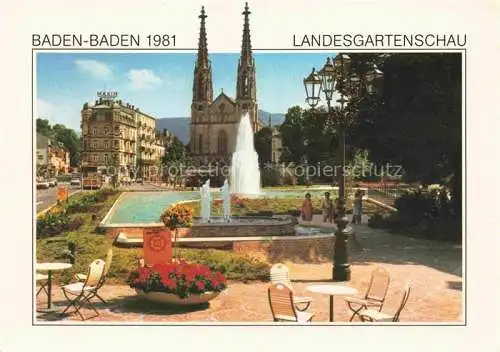 AK / Ansichtskarte Landesgartenschau LAGA Baden Baden Augustaplatz 