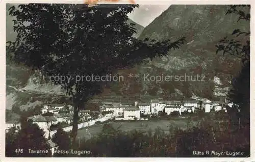 AK / Ansichtskarte Taverne LUGANO TI Ortsansicht
