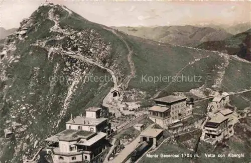 AK / Ansichtskarte Monte-Generoso 1704m Lugano TI Vetta con Alberghi 