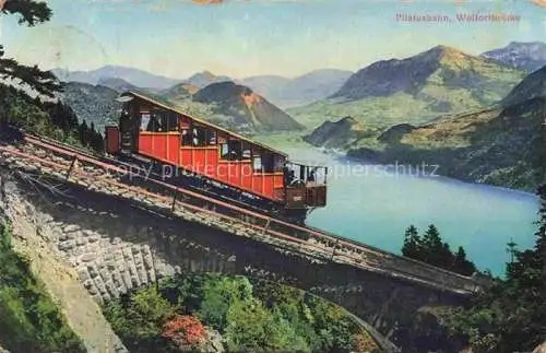 AK / Ansichtskarte Pilatusbahn NW Wolfortbruecke