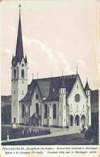 AK / Ansichtskarte St Gallen SANKT GALLEN SG Pfarrkirche St Josephen