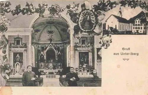 AK / Ansichtskarte Unter-Iberg Unteriberg SZ Kirche Inneres
