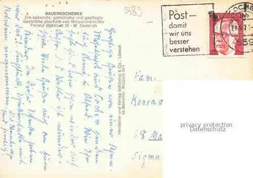 AK / Ansichtskarte Walporzheim Gaststaette Bauernschenke