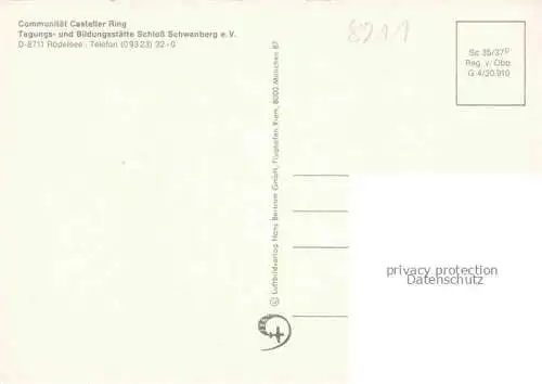 AK / Ansichtskarte Roedelsee Bayern Communitaet Casteller Ring Schloss Schwanberg