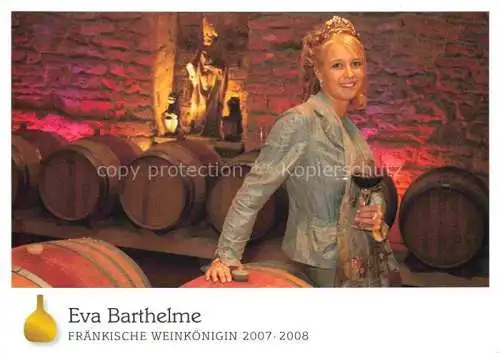 AK / Ansichtskarte Markt Einersheim Eva Barthelme Fraenkische Weinkoenigin