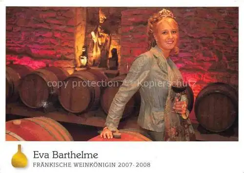 AK / Ansichtskarte Markt Einersheim Eva Barthelme Fraenkische Weinkoenigin