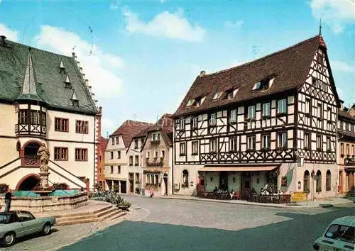 AK / Ansichtskarte Volkach Rathaus Gasthof Behringer