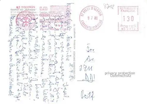 AK / Ansichtskarte Volkach Gasthof zur Schwane Gastraum