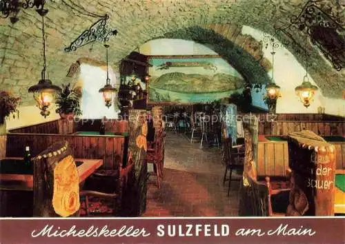 AK / Ansichtskarte Sulzfeld Main Michelskeller Gastraum