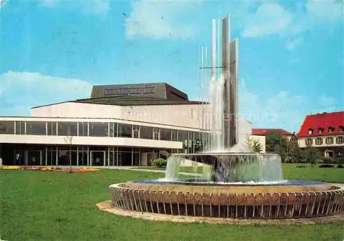 AK / Ansichtskarte SCHWEINFURT Main Theater Brunnen