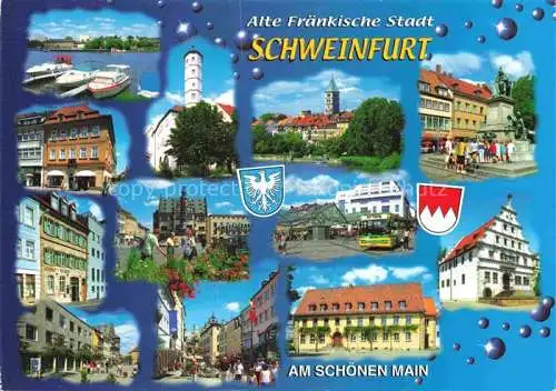AK / Ansichtskarte SCHWEINFURT Main Teilansichten Mainpartien