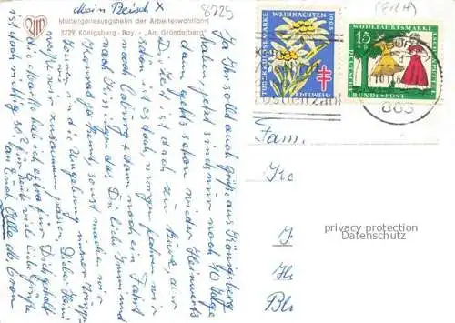 AK / Ansichtskarte Koenigsberg Bayern Muettergenesungsheim der AWO