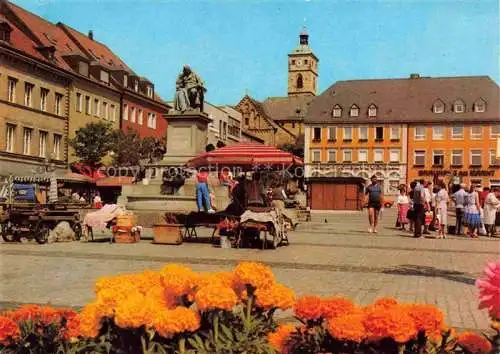 AK / Ansichtskarte SCHWEINFURT Main Marktplatz