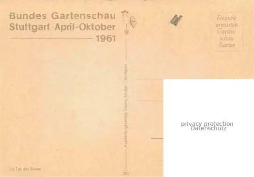 AK / Ansichtskarte BUGA Bundesgartenschau Stuttgart Tal der Rosen