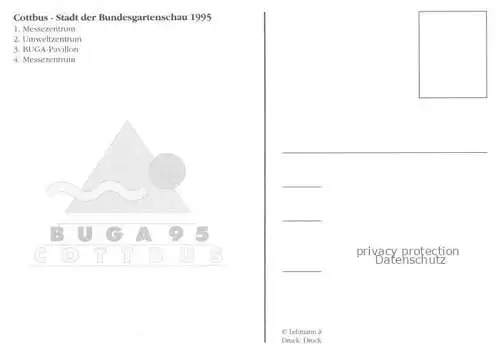 AK / Ansichtskarte BUGA Bundesgartenschau Cottbus Pavillon Umweltzentru Messezentrum 