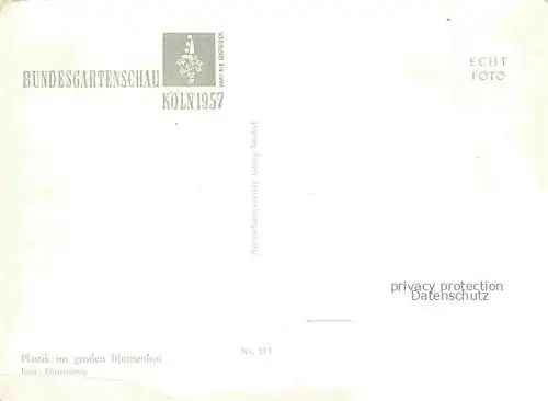 AK / Ansichtskarte BUGA Bundesgartenschau Koeln Plastik Blumentopf 