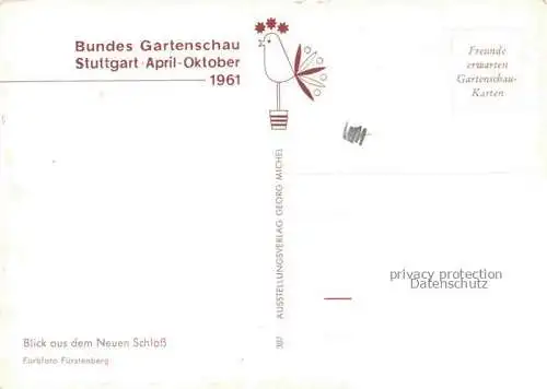AK / Ansichtskarte BUGA Bundesgartenschau Stuttgart Schloss