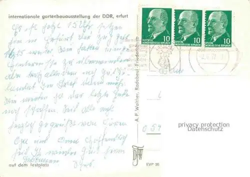 AK / Ansichtskarte IGA Gartenbauaustellung International DDR Erfurt Festplatz Rosen