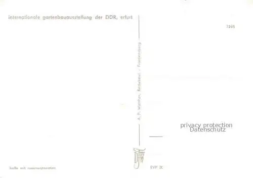 AK / Ansichtskarte IGA Gartenbauaustellung International DDR Erfurt 