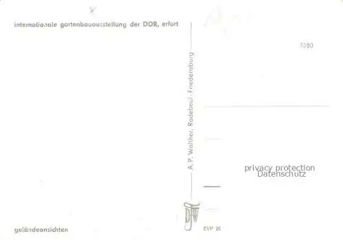 AK / Ansichtskarte IGA Gartenbauaustellung International DDR Erfurt Gelaender Ansichten Rosen