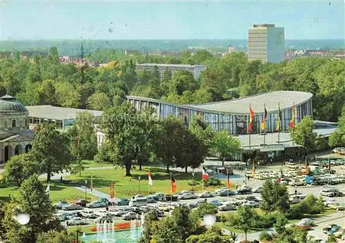 AK / Ansichtskarte BUGA Bundesgartenschau Karlsruhe Festplatz Schwarzwalhalle 