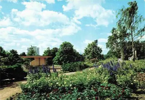 AK / Ansichtskarte Ausstellung Gartenbau Hamburg 1897 Hansestadt Rittersporn Rosen Musikpavillon 