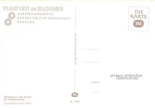 AK / Ansichtskarte Ausstellung Gartenbau Hamburg 1897 Hansestadt Rittersporn Rosen Musikpavillon 
