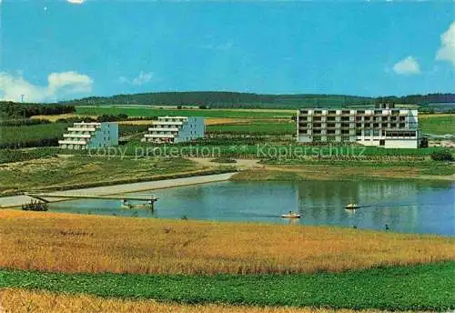 AK / Ansichtskarte Kell See Trier Hochwald Rheinland-Pfalz Haus Seeblick Kurhotel Badesee