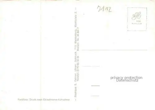 AK / Ansichtskarte Waldenburg Hohenlohekreis BW Panorama Motive Ortszentrum Turm