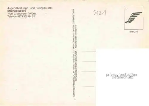 AK / Ansichtskarte Cleebronn Jugendbildungs- und Freizeitstaette Michaelsberg