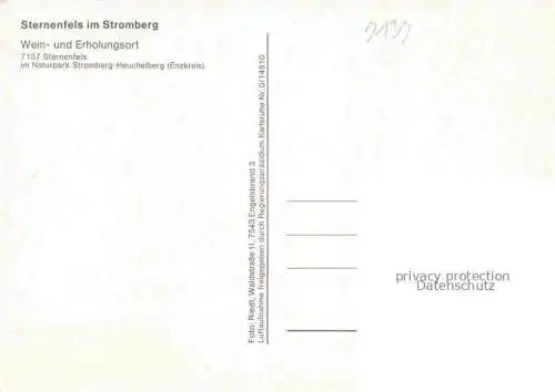 AK / Ansichtskarte Sternenfels Wein- und Erholungsort im Stromberg