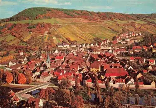 AK / Ansichtskarte Niedernhall BW Stadtpanorama mit Kocher