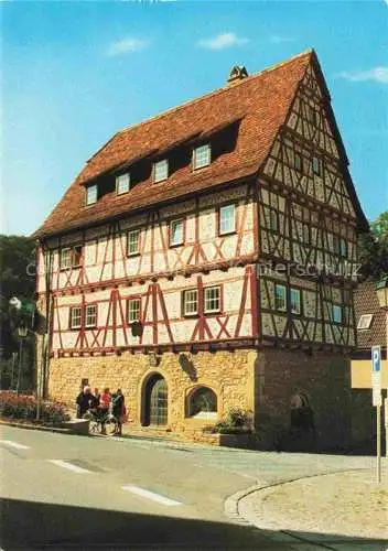 AK / Ansichtskarte Niedernhall BW Fachwerkhaus