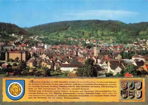 AK / Ansichtskarte Kuenzelsau Stadtpanorama Historie