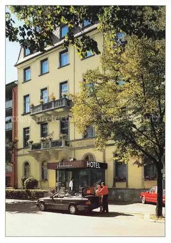 AK / Ansichtskarte WueRZBURG Bayern Hotel Amberger