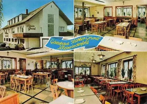 AK / Ansichtskarte Kleinrinderfeld Gaestehaus Kuehler Grund Gastraeume