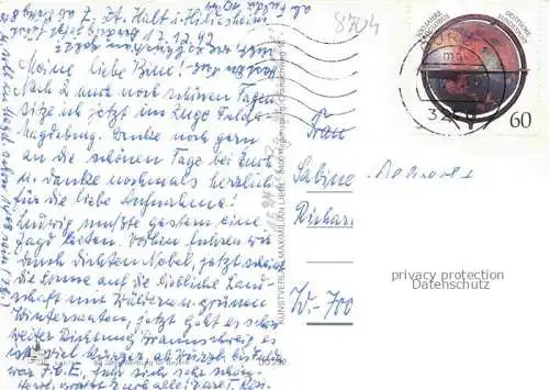 AK / Ansichtskarte Uffenheim Neustadt Aisch-Bad Windsheim Bayern Marktplatz Ansbacher Tor Wuerzburger Tor Gerlach von Hohenlohestift 